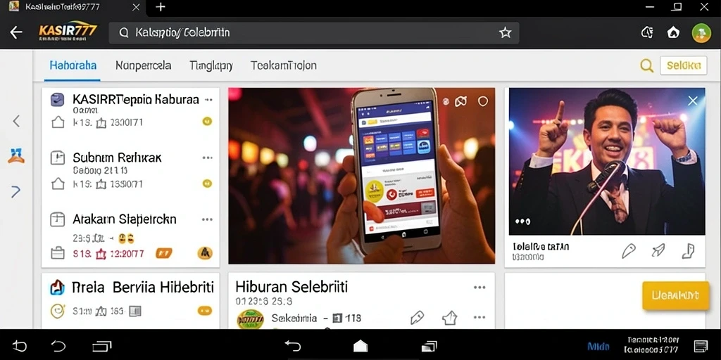Tampilan antarmuka KASIR777 yang menarik dan informatif.