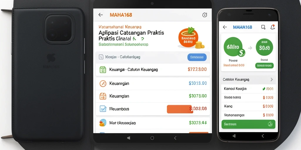Antarmuka pengguna MAHA168 yang sederhana dan intuitif.